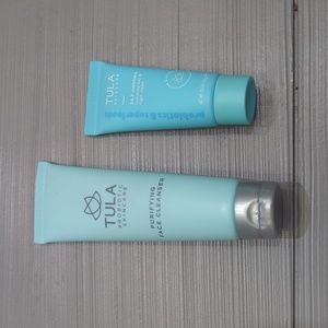 Tula Facial Cleanser & 24/7 Moisture Cream Travel Size Set of 2